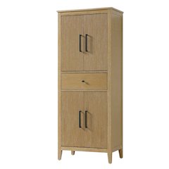 28 Inch Bath Storage Cabinet in Linen Oak