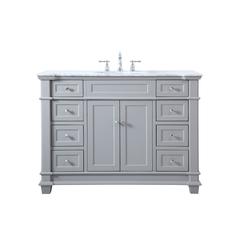 48 inch Single Bathroom Vanity set in Grey