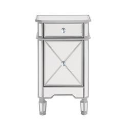 Vanity Table 42 in. x 18 in. x 31 in. in silver paint