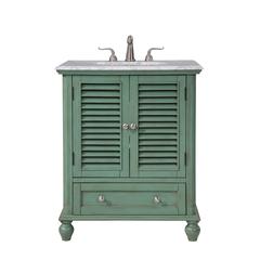 30 In.Single Bathroom Vanity Set In Vintage Mint