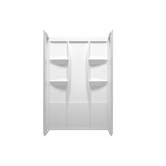 Sterling 48 Inch Alcove Shower Wall Surround In Glossy White