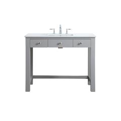 42 Inch ADA Compliant Bathroom Vanity In Grey