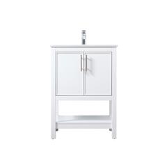 24 Inch SIngle Bathroom Vanity In White