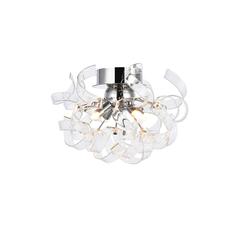 Ritz 4 Light Chrome Flush Mount, Wall Sconce