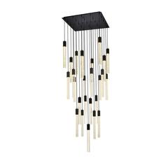 Weston 25 lights pendant in black