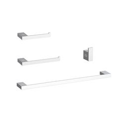 Sofia 4-Piece Bathroom Hardware Set in Chrome
