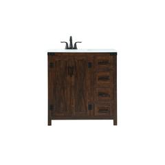 32 inch Single bathroom vanity in expresso