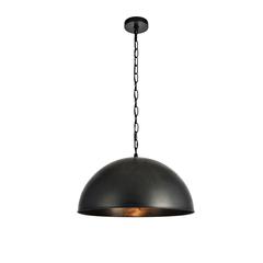 Merce Collection Pendant D20 H12.75 Lt:1 Vintage Black Finish