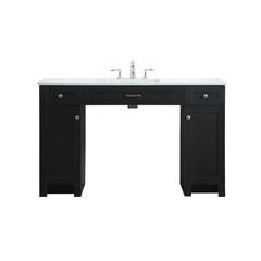54 Inch ADA Compliant Bathroom Vanity In Black