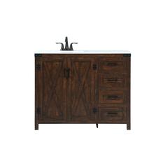 42 inch Single bathroom vanity in expresso