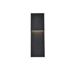 Raine Integrated LED wall sconce in black