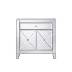 1 Drawer 2 Doors Cabinet 28 in. x 13-1/4 in. x 28-1/4 in. in silver paint