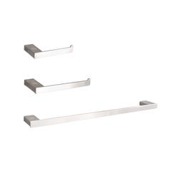 Sofia 3-Piece Bathroom Hardware Set in Brushed Nickel