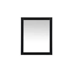 Aqua vanity mirror 30x36 inch in black