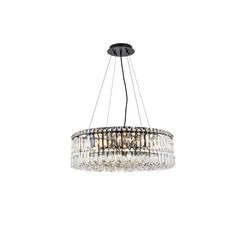 Maxime 24 inch black chandelier