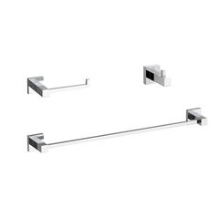 Isla 3-Piece Bathroom Hardware Set in Chrome