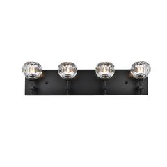 Graham 4 Light Wall Sconce in Black