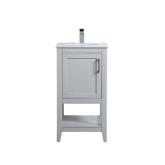 18 inch Single Bathroom Vanity in Grey