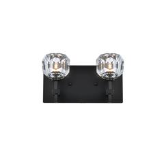 Graham 2 Light Wall Sconce in Black