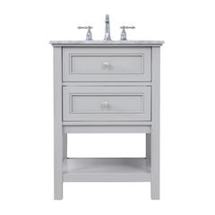 24 in. Single bathroom vanity set in Grey