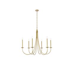 Cohen 42 inch pendant in brass