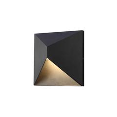 LED Outdoor Wall lamp L:W:8 H:8 9.5W 600LM 3000K black Finish Acrylic Lens