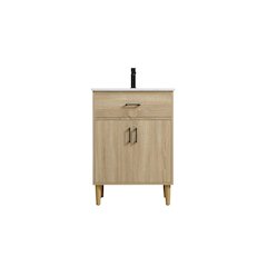 Chandler 24 Inch Single Bathroom Vanity In Mango Wood