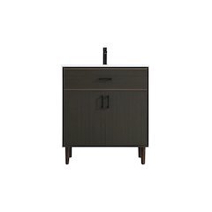 Chandler 30 Inch Single Bathroom Vanity In Mocha Brown