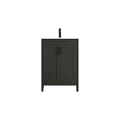 Finnley 24 Inch Single Bathroom Vanity In Mocha Brown