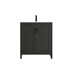 Finnley 30 Inch Single Bathroom Vanity In Mocha Brown