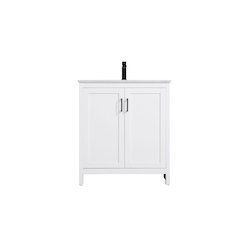 Finnley 30 Inch Single Bathroom Vanity In White