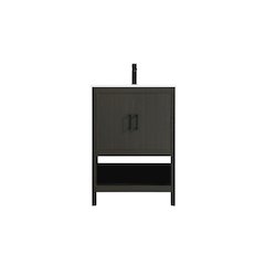 Ira 24 Inch Single Bathroom Vanity In Mocha Brown