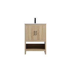 Ira 24 Inch Single Bathroom Vanity In Mango Wood