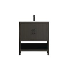 Ira 30 Inch Single Bathroom Vanity In Mocha Brown