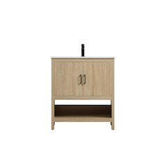 Ira 30 Inch Single Bathroom Vanity In Mango Wood