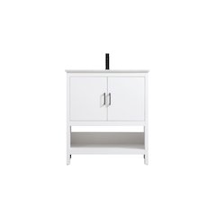 Ira 30 Inch Single Bathroom Vanity In White