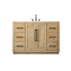 48  inch Single Bathroom Vanity in Linen Oak