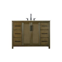 48 Inch Single Bathroom Vanity In Hazel Oak