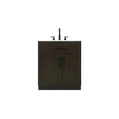 Alden 30 Inch Single Bathroom Vanity In Mocha Brown