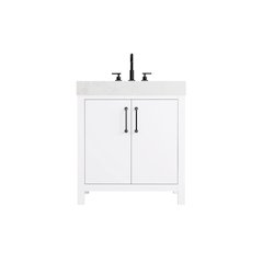 30 inch Single Bathroom Vanity In White