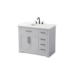 42 inch Single Bathroom Vanity in Grey