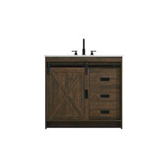 Austin 36 Inch Single Bathroom Vanity In Expresso