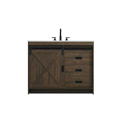 Austin 42 Inch Single Bathroom Vanity In Expresso