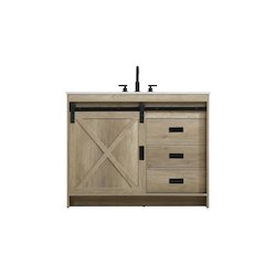 Austin 42 Inch Single Bathroom Vanity In Natural Oak