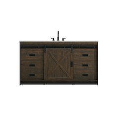 Austin 60 Inch Single Bathroom Vanity In Expresso