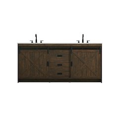 Austin 72 Inch Double Bathroom Vanity In Expresso