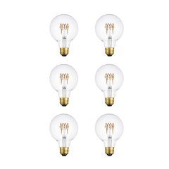 Led Decorative Helix Horizontal 3000K Filament 6 Watts 420 Lumens G25 Light Bulb
