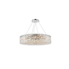 Maxime 18 light Chrome Chandelier Clear Royal Cut Crystal