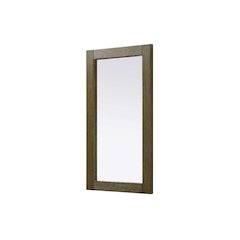Noah Wooden Rectangle Mirror 18 x 32 in Hazel Oak