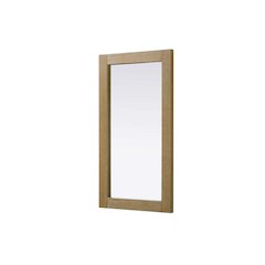 Noah Wooden Rectangle Mirror 18 x 32 in Linen Oak